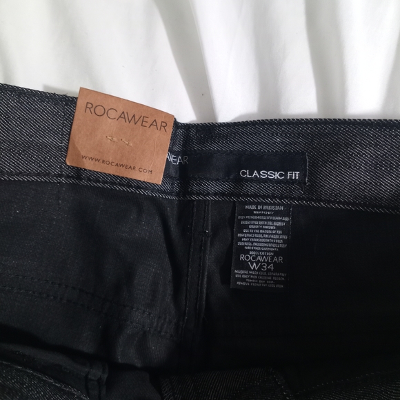Rocawear Men's Bootcut Jeans - Dark Gray - Picture 6 of 8